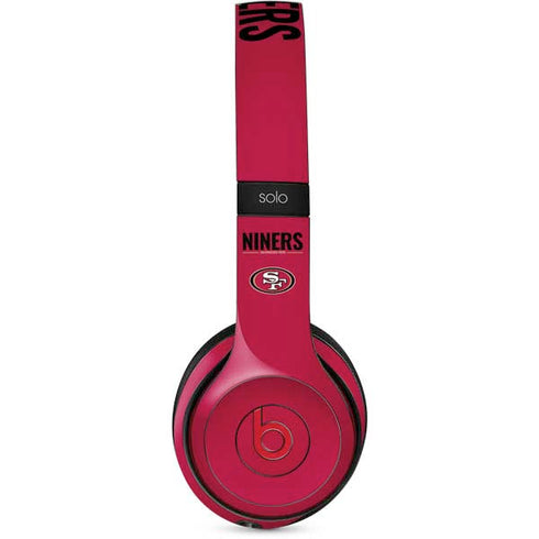 NFL San Francisco 49ers Team Motto Beats Solo 3 Wireless Skin